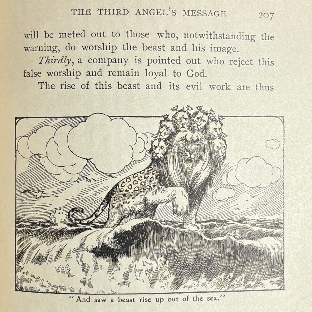 1911 The Coming King Religion Life of Christ Lord Christian God Angels Marbling